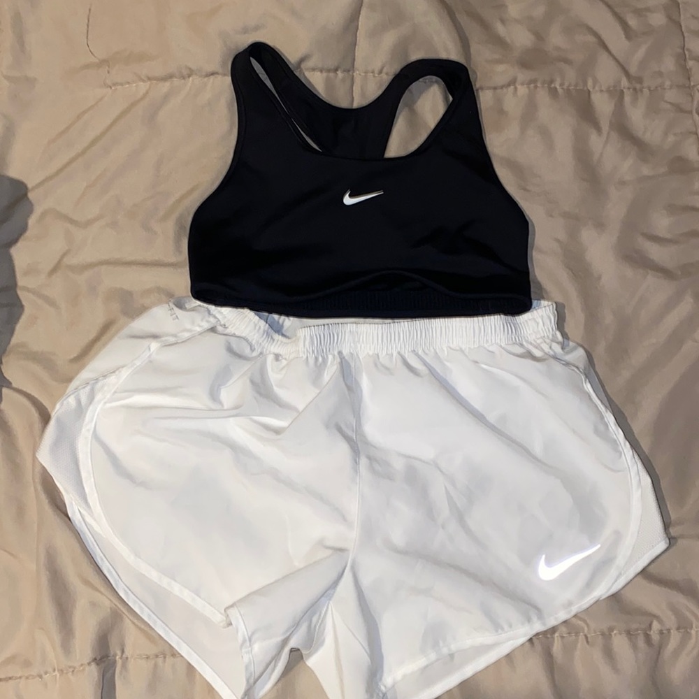 NIKE BRA&SHORTS black&white